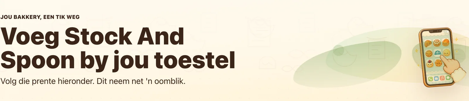 Stock And Spoon se installasiekontroles